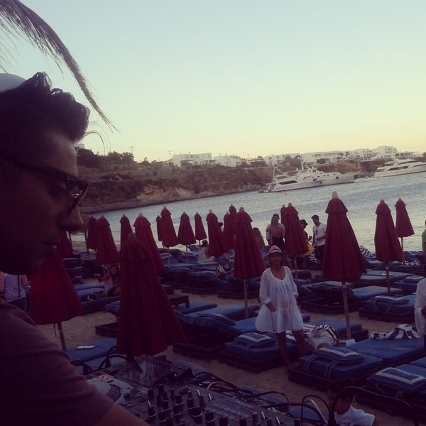 Anthony Bassoulou in Mykonos